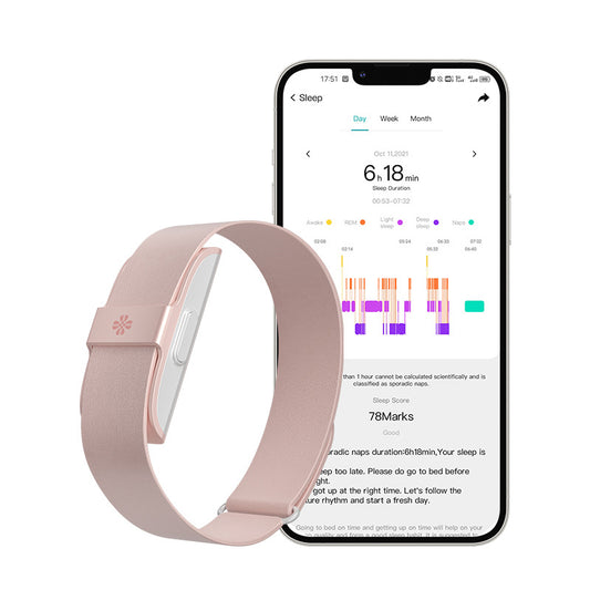 Smart Bracelet with Heart Rate and Temperature Monitoring