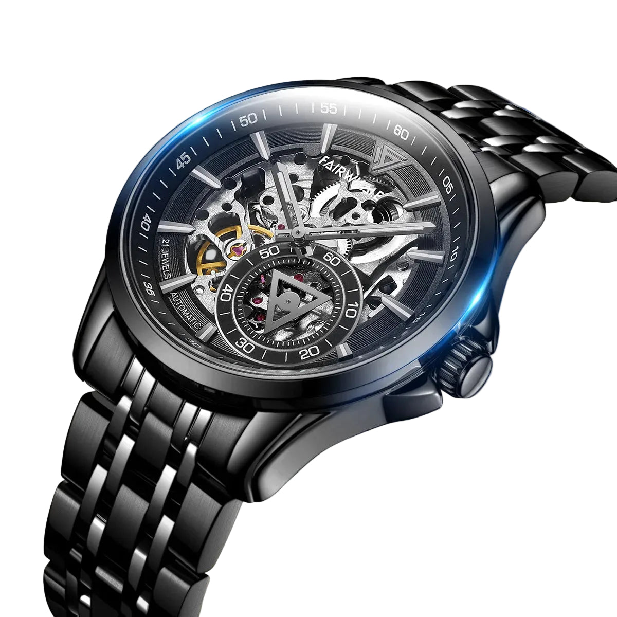 Fully automatic mechanical wristwatch
