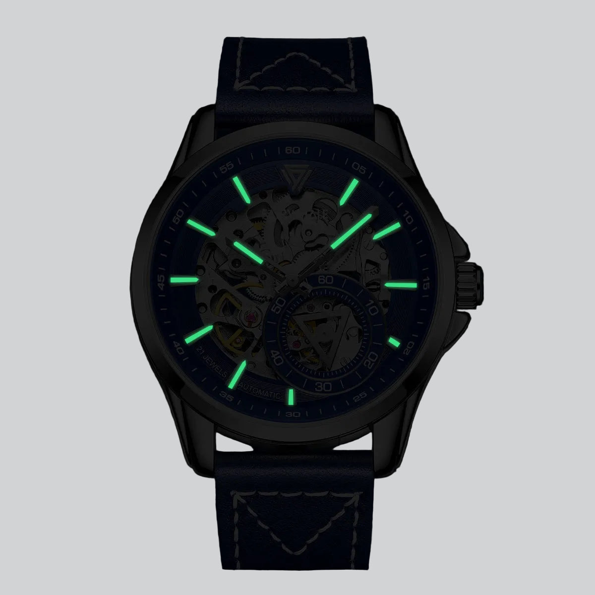 Fully automatic mechanical wristwatch