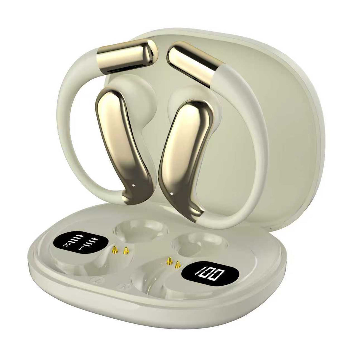 Wireless Gaming Bluetooth Earphones with Digital Display
