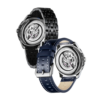 Fully automatic mechanical wristwatch